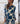 Sweater hilo Flora azul