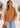 Sweater jaspeado oversize Mirsha mostaza