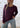 Sweater Valentina burdeo