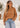 Sweater jaspeado oversize Mirsha mostaza