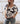 Polera Cow blanca
