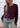 Sweater Valentina burdeo