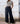 Pantalon pinzado jeans Monike negro