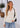 Polera con encaje Amelia ivory