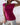 Polera costado recogido Dominican magenta