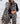 Bufanda cachemira animal print Alanis negro