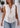 Blusa con vuelos Malta blanca