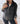Chaqueta Galway negro gastado