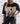 Polera Snoopy gold negra