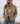 Chaqueta Catarina efecto gastado toffee