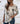 Polera/Sweater italiano Snoopy ramo flores blanco