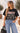 Polera Snoopy brillo negra