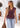Polera cruzada Danielle ciruela