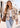 Chaqueta floral Ziva beige