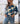 Sweater hilo Flora azul