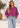 Sweater jaspeado oversize Mirsha magenta