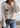Sweater Flor crema