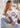 Chaqueta floral Ziva blaca