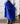 Abrigo/Cardigan bicolor Lorenza azul rey