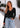 Polera con encaje Amelia negro