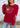Sweater Flor rojo