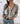 Blusa italiana animal print Chiara blanca